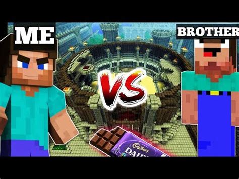 My Brother Challenge Me For V In Minecraft Can I Win Clashing