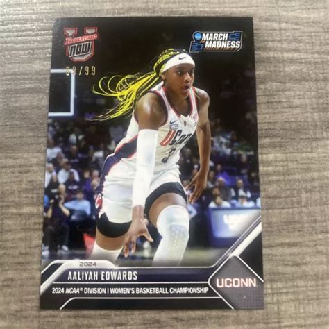 2024 BOWMAN U Now March Madness Aaliyah Edwards Nero 99 UCONN EUR 0 93