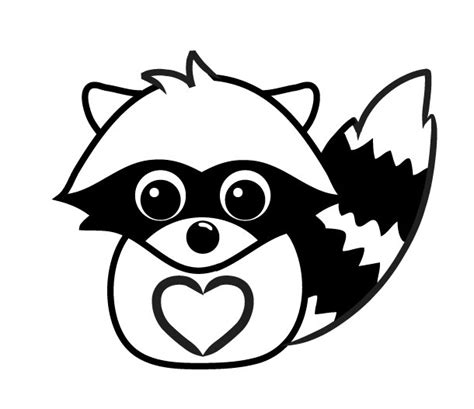 Raccoon Face Drawing | Free download on ClipArtMag