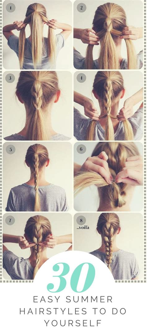 8 Wonderful Easy Summer Hairstyles To Do On Yourself