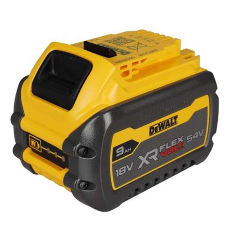 DeWALT DCB547 XJ 18 54V 9 0Ah FLEXVOLT Li Ion Battery DCB547 XJ CEF