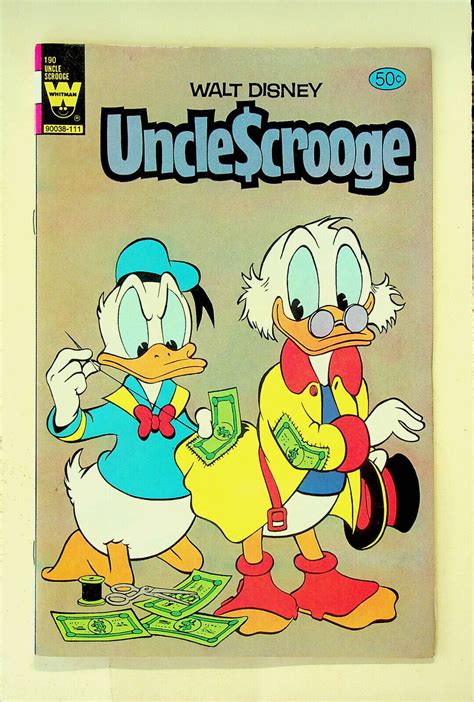 Uncle Scrooge 190 Whitman Very Fine Near Mint Comic Books