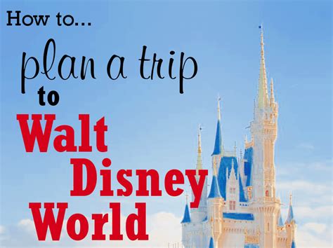 How To Plan A Wdw Trip 6 Steps Wdw Prep School