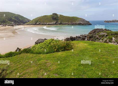 Beach Of Barro In Llanes Picos De Europa Spain Stock Photo Alamy