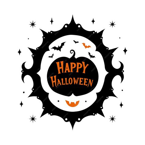 Premium Vector Vintage Creepy Halloween Frame Vector