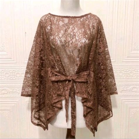 Jual Cape Brukat Tali Pita Depan Glitter Non Glitter Shopee Indonesia