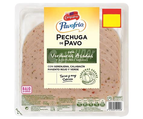 Pavofrío Campofrío Pechuga de pavo con verduras asadas y aceitunas