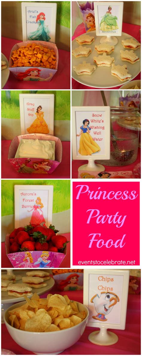 Disney princess party snacks – Artofit