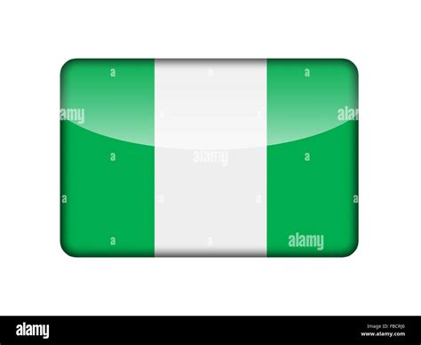 The Nigerian flag Stock Photo - Alamy