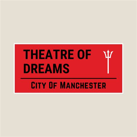 Theatre of Dreams City of Manchester Magnet - MUFC Indy