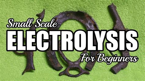 Electrolysis For Beginners How To Clean Metal Detecting Finds Youtube