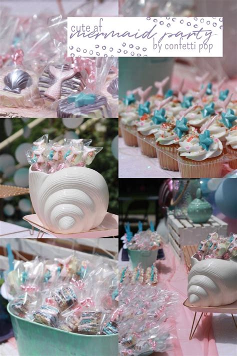 Mermaid Birthday Party Dessert Table Ideas Chocolate Dipped Treats