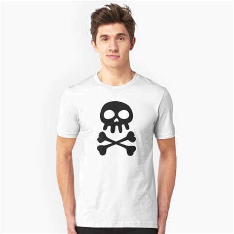 Simple Skull And Crossbones Unisex T Shirt By Ludlumdesign Redbubble