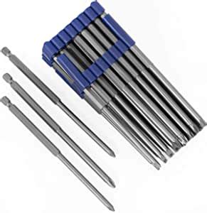 XtremepowerUS 32pc Extra Long Security Bit Set Tamper Proof Torx Star