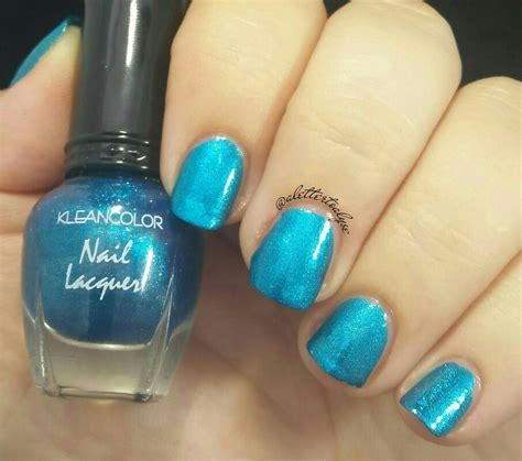 Kleancolor Metallic Aqua Nail Polish Nails Polish