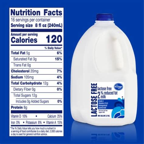 Kroger Lactose Free 2 Reduced Fat Milk Gallon 1 Gal Pick N Save