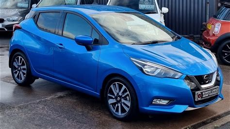 2018 68 Nissan Micra N Connecta 09 Ig T 5dr In Power Blue Just 540