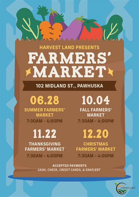 Harvest Land Announces 2023 Seasonal Farmers Market Dates Online