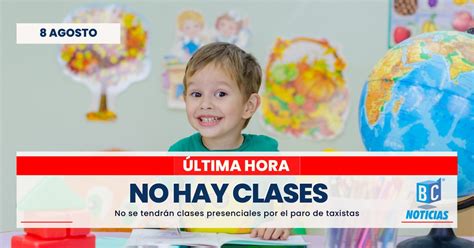 Este miércoles no se tendrán clases presenciales en los colegios de