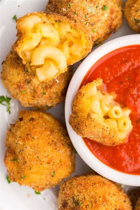 Mac And Cheese Bites In The Air Fryer Mac And Cheese Bites Cheese