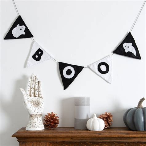 Halloween Felt Banner - Etsy