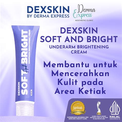 Jual DERMA EXPRESS Dex Skin Soft Bright Underarm Brightening Cream