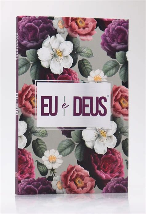 Devocional Eu e Deus Floral Roxa Livro de Oração