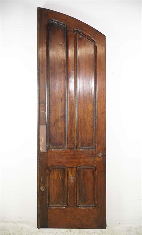 Antique 4 Pane Wood Arched Church Double Doors | Olde Good Things