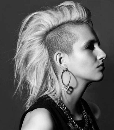 13 Formidable Punk Long Hairstyles Shaved Side