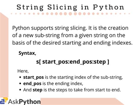 How To Slice Strings In Python Askpython