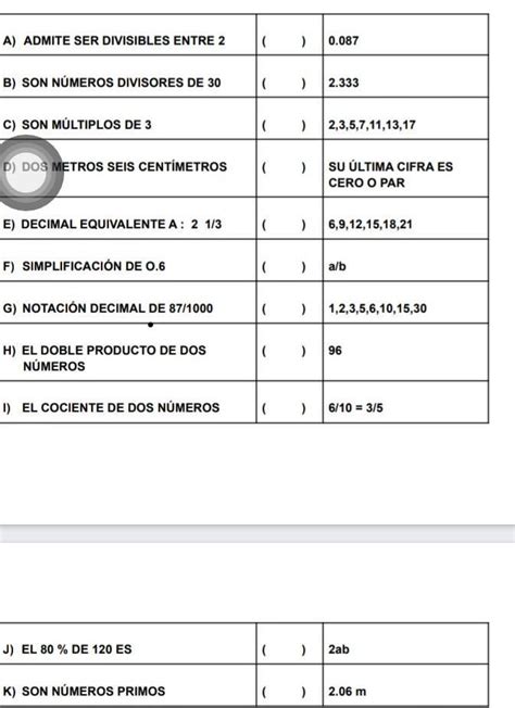 Iii Instrucciones Relaciona Ambas Columnas Escribiendo Dentro Del