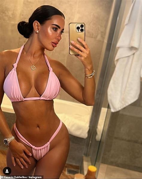 Towie S Yazmin Oukhellou Puts On A Very Busty Display In A Plunging