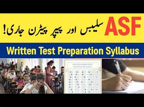 Asf Written Test Syllabus Paper Pattern Asi Corporal Ldc And Udc