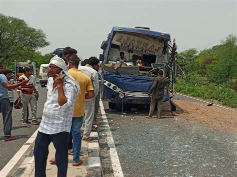 Sleeper Bus Hit The Dumper There Were Only Two Passengers In The Bus