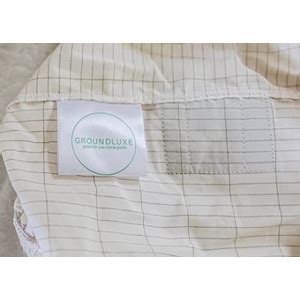 Promo GroundLuxe Organic Fitted Grounding Sheet For Twin Size Bed Cicil