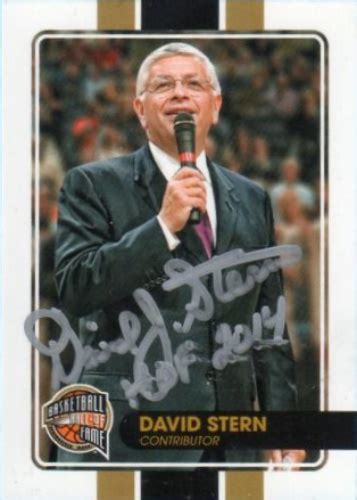 David Stern Autographs and Memorabilia | Sports, Basketball