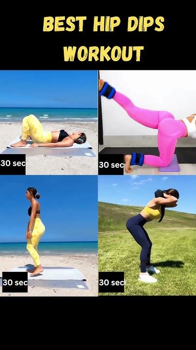 Best Hip Dips Workout Easy In Home Easy Exercise Youtube