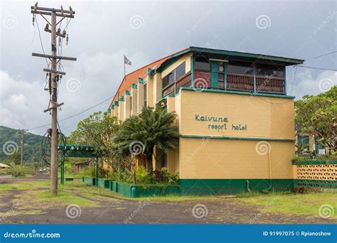 The Kaivuna Resort Hotel, Rabaul, New Guinea. Editorial Image - Image ...