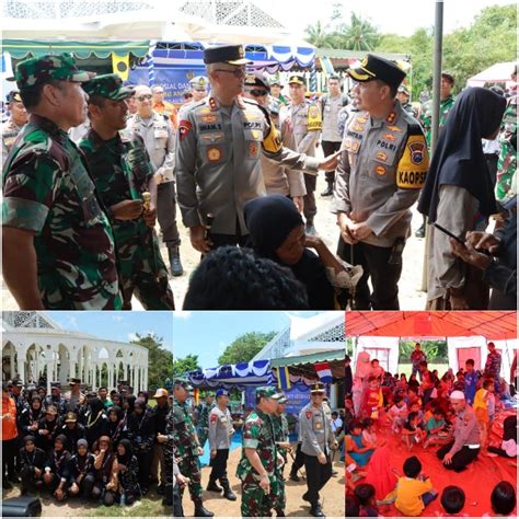 Kapolres Gresik Dampingi Kapolda Jatim Ke Daerah Terdampak Bencana Alam