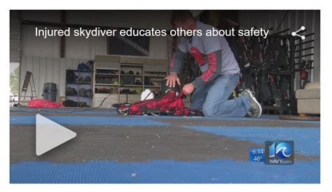 Man Injured in Skydiving Accident Educates Others During Annual Safety Day - Rubin ...