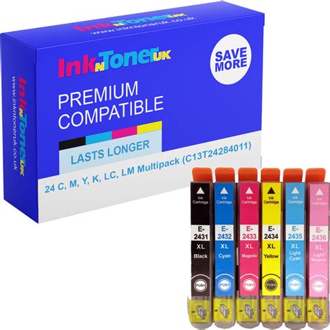 Original Epson C M Y K Lc Lm Multipack Ink Cartridges