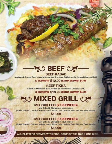 Online Menu of Habibi Grill & Bakery Restaurant, Raleigh, North ...