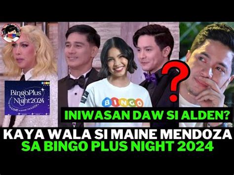 Kaya Pala Hindi Dumalo Si Dabarkads Maine Mendoza Sa Bingo Plus Night