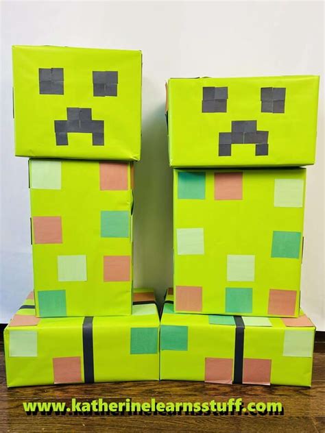 Diy Minecraft Creeper Decorations