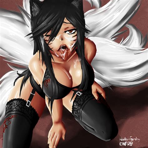 Ahri Lingerie By KINFRB Hentai Foundry