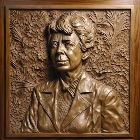 Famous Eleanor Roosevelt Us First Lady 4 3dfms 6603 3d Stl Model