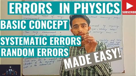 Errors Types Of Errors In Physics Random Error And Systematic Error