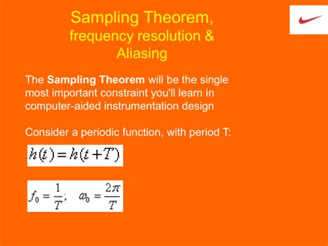 Sampling Theorem