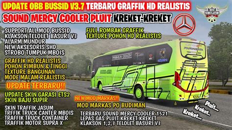 UPDATE OBB BUSSID V3 7SOUND MERCY COOLER PLUIT KREKET KREKET GRAFFIK