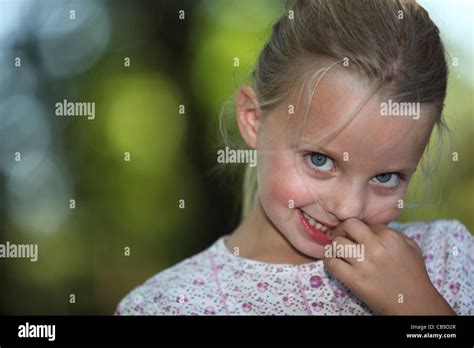 Girl Smiling Stock Photo Alamy